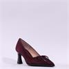 Hispanitas Paris Bow Tie High Heel - Bordeaux Suede